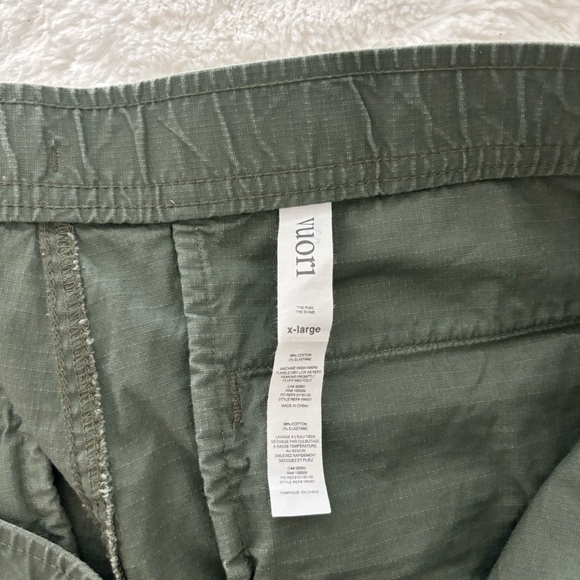 Vuori Army Green Women’s DuraTerra Ripstop Pants Size XL Activewear - Picture 11 of 14
